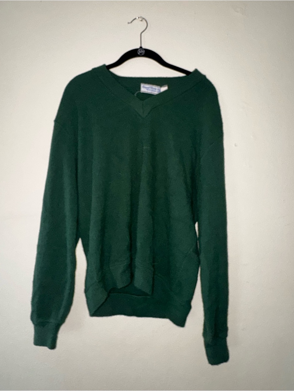 Forest Green V-Neck Sweater